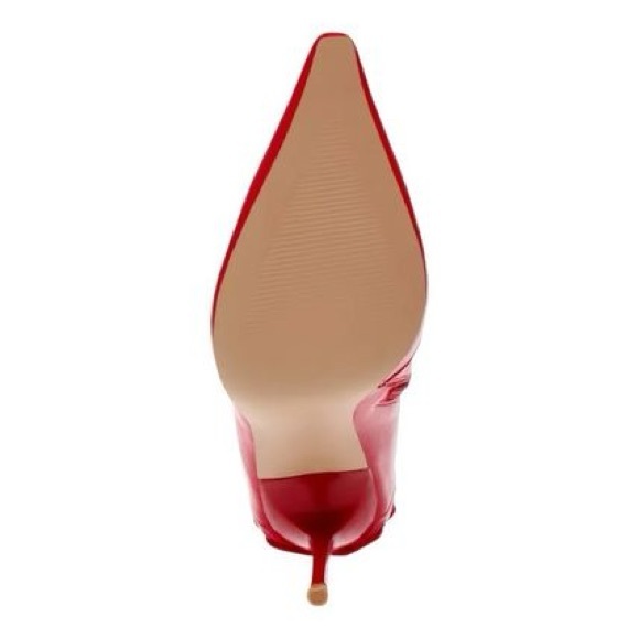 NWOB $159  Steve Madden, the Allnight Laced Stiletto Heel Booties RED - Picture 5 of 7